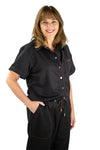 The Original Drop-Waist Scrumpsuit® (Scrub Jumpsuit) in Black